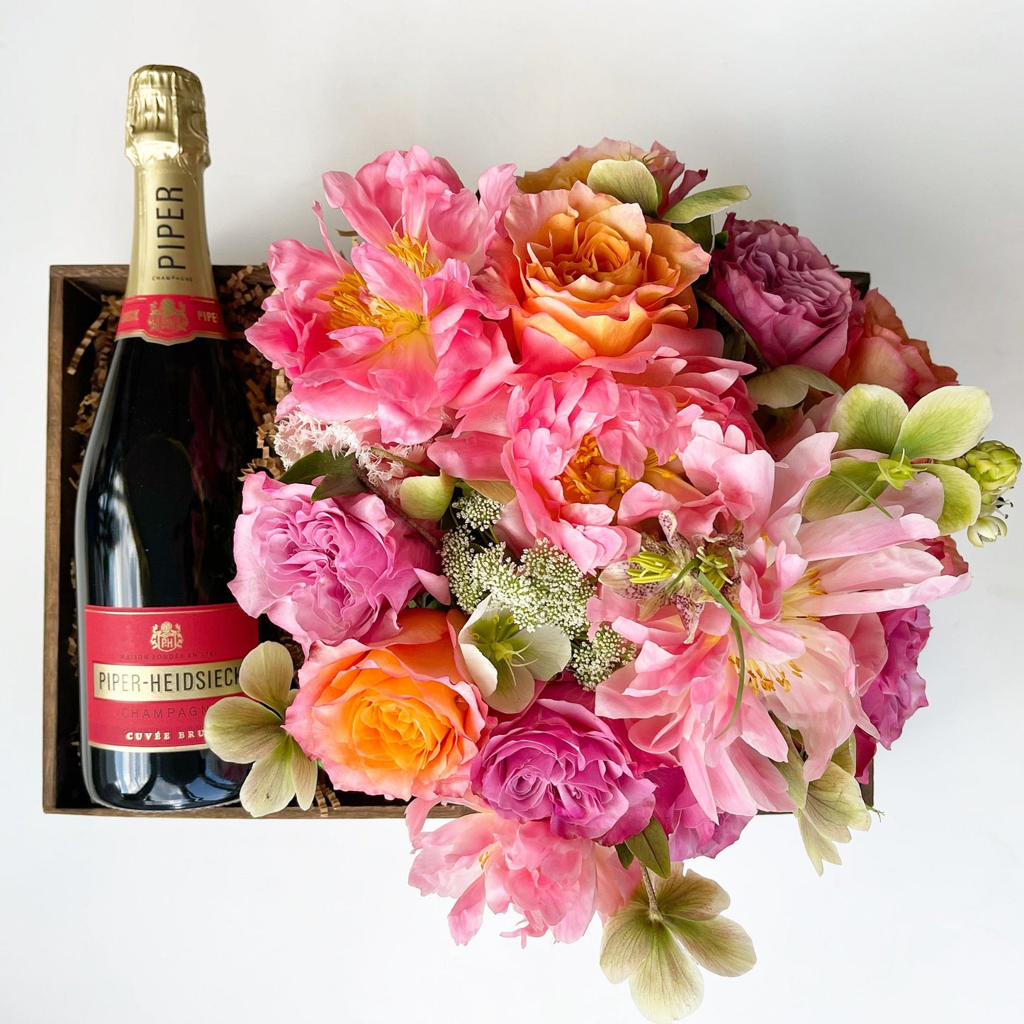 chamoagne and flowers new york buy send order