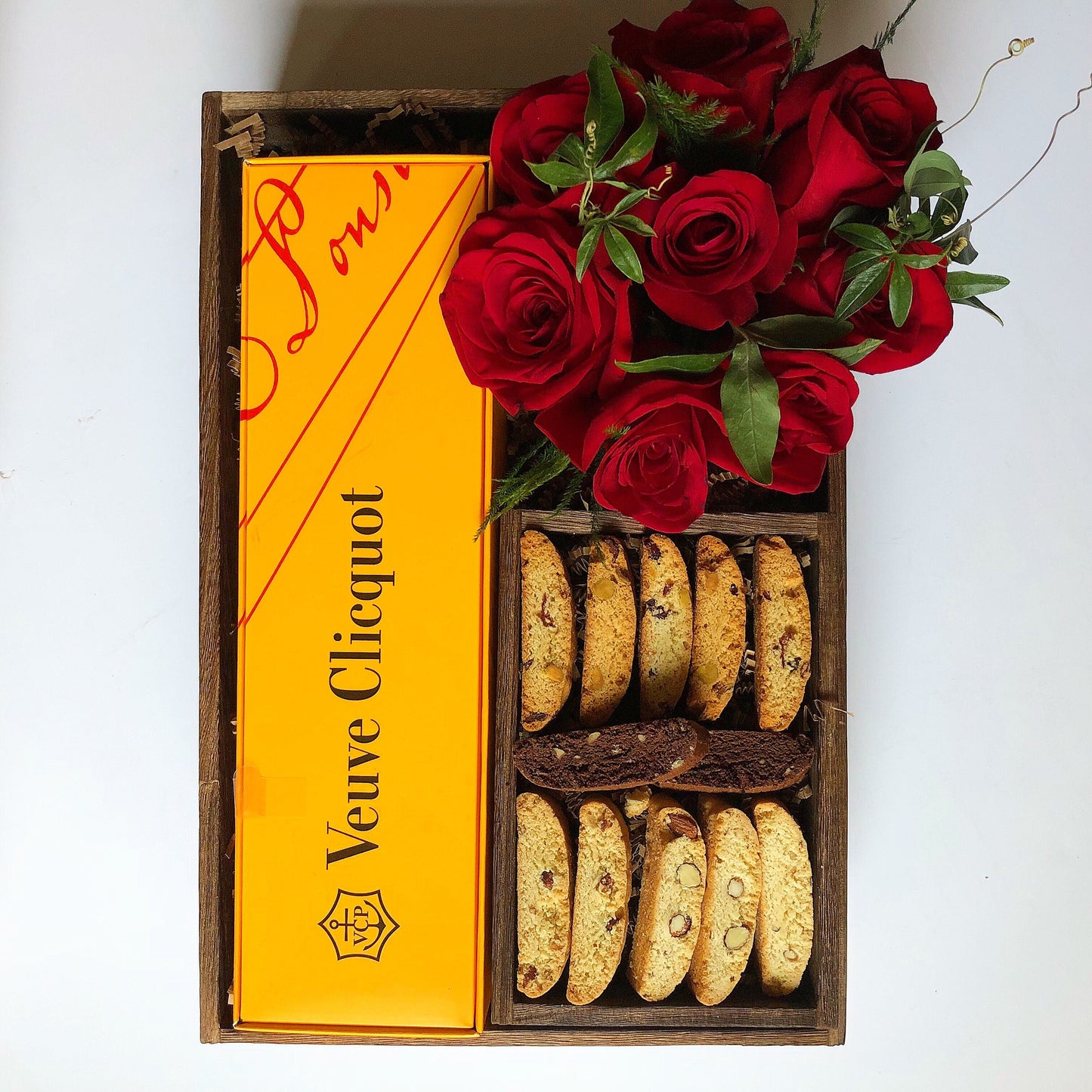 Luxury Gift Box Flower Arrangement - holidays - same day flower delivery and gift crate basket delivery Manhattan NYC New York 10019 10022